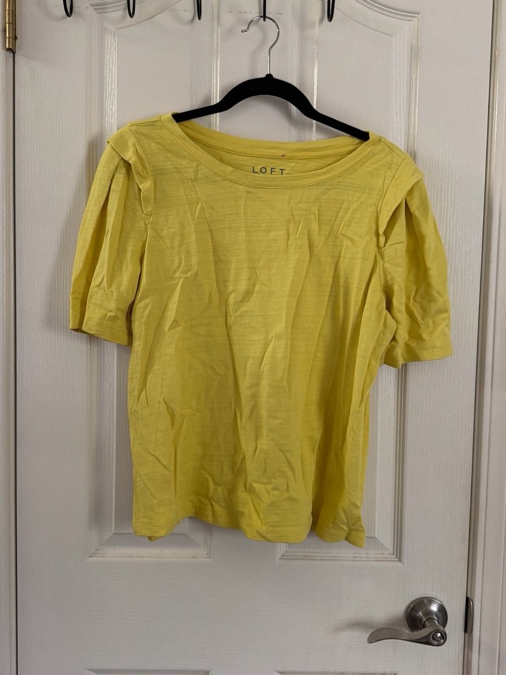 LOFT Yellow Crewneck Tee